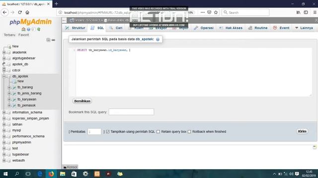 Tutorial Membuat Database di MySQL dan Query SQL Join 4 Tabel смотреть онлайн