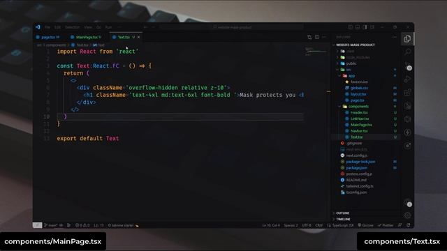Create Responsive Landing page using Next js, Tailwind, Typescript, and Framer motion смотреть онлайн