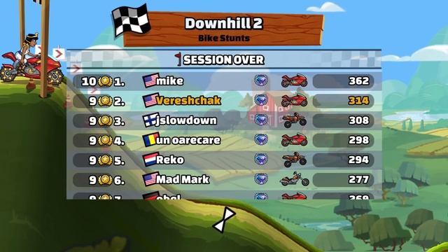 Hill Climb Racing 2 BIKE STUNTS New Event Gameplay смотреть онлайн