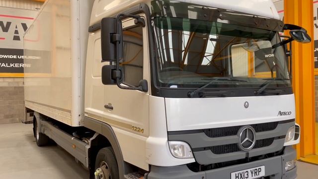 New In Stocklist For Sale: MERCEDES 1224 ATEGO EURO 5 4X2 12 TONNE BOX – 2013 – HX13 YRP