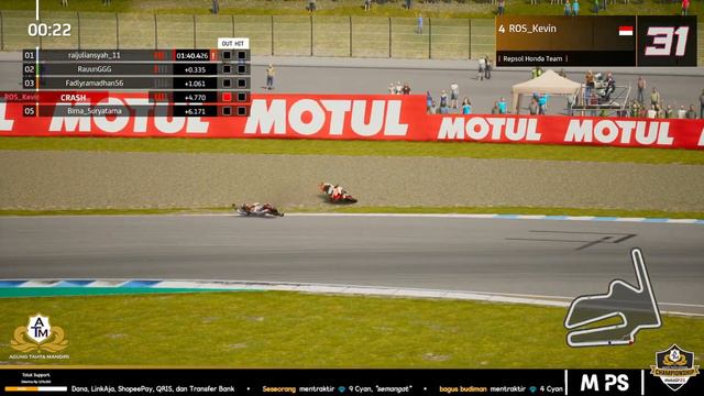 MotoGP23 | AGUNG TAHTA MANDIRI CHAMPIONSHIP | M QUALIFYING | ROUND 5 смотреть онлайн
