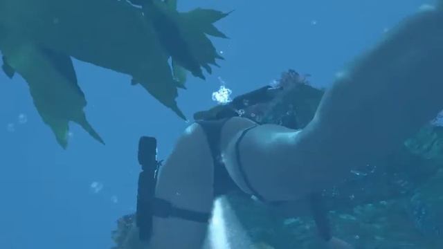 Tomb Rider Underworld - Lara seen from underside - vue de dessous смотреть онлайн