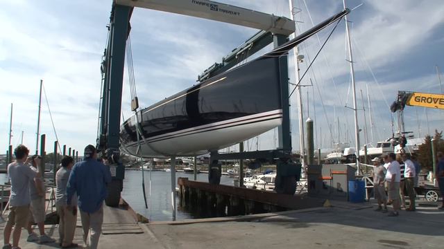 Bella Mente Launch at New England Boatworks, Portsmouth RI смотреть онлайн
