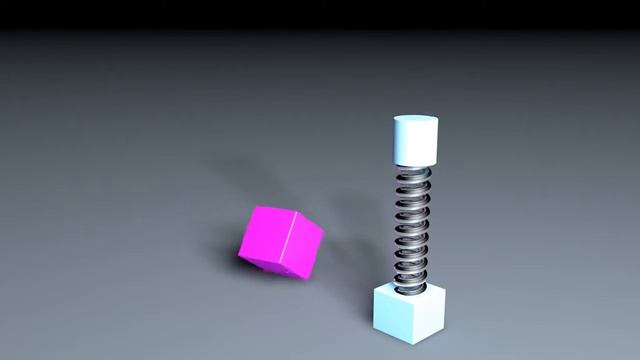 Пружинка в CINEMA 4D смотреть онлайн