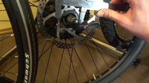 BIKE HAND YC-29BB-2A. Как снять тормозной диск, ротор, центр лок.
