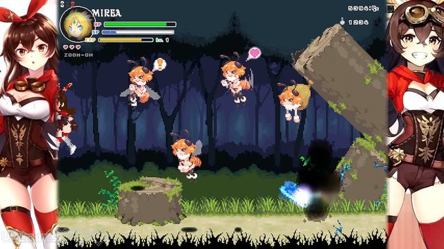 Echidna Wars DX - Mirea As Amber From Genshin Impact - Echidna Wars Skin