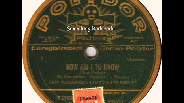 How am I to know Sam Wooding смотреть онлайн