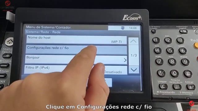 Kyocera M3655 - Ativar IP Automático смотреть онлайн