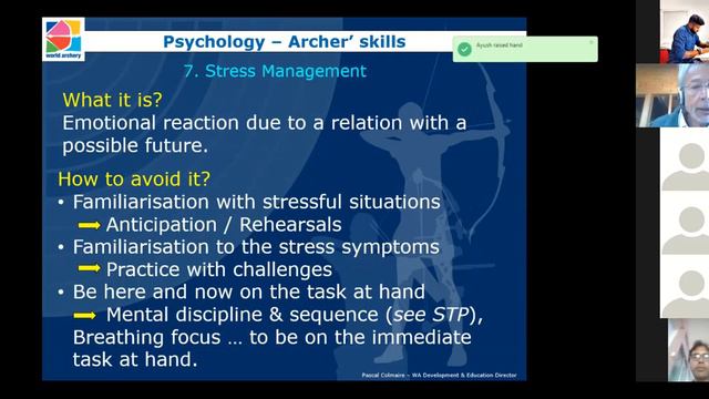 Archery - Mr. Pascal Colmaire, Psychology, 23.04.2020 смотреть онлайн