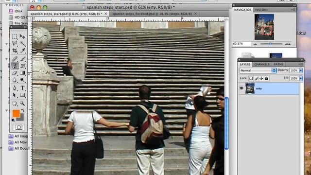 Week 7 Photoshop - 4 spanish steps смотреть онлайн