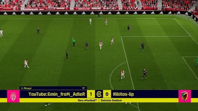 eFootball™ 2023 игра vs nikitos-lip, top 100 смотреть онлайн