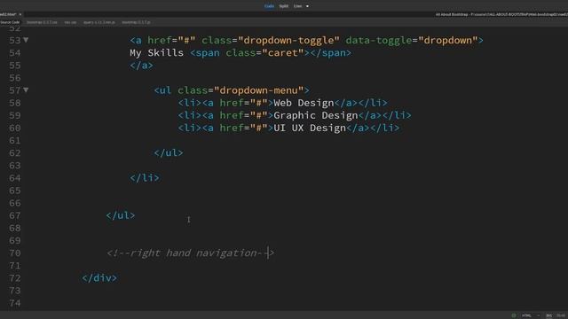 how to create dropdown menu in bootstrap - hindi and urdu смотреть онлайн
