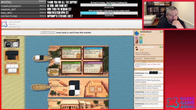 Monday Night Board Gaming!!! (Potion Explosion, Imhotep, 6 Nimmit, Santorini, Just Desserts) смотреть онлайн