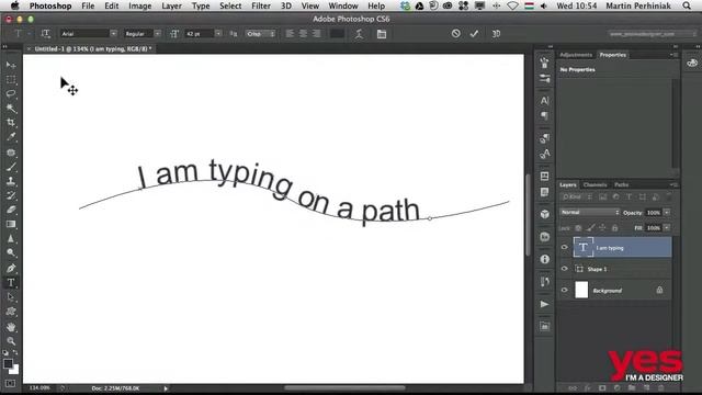 Type On A Path In Photoshop, Illustrator And InDesign