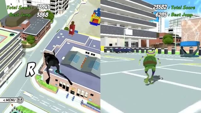 Gaz n Hal play Amazing Frog on OUYA смотреть онлайн
