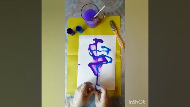 Мастер класс на сайт Нетрадиционная техника рисования Рисование с помощью цепочки смотреть онлайн