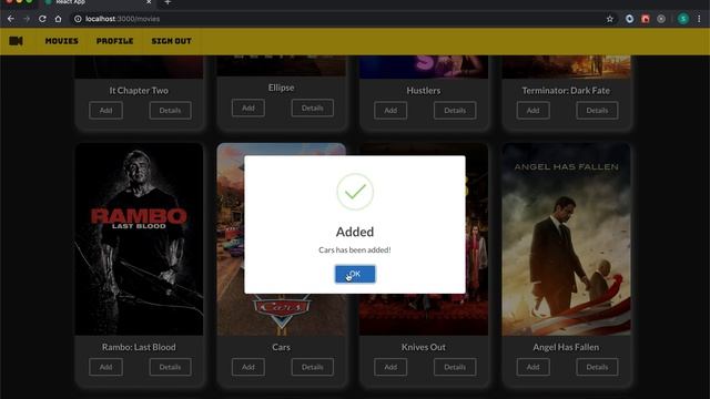 Movie Hangout Demo | Flatiron Mod 4 React.js Project смотреть онлайн