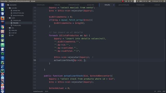16.- [Sist. venta PHP y MySQL] Descontando el stock del producto смотреть онлайн
