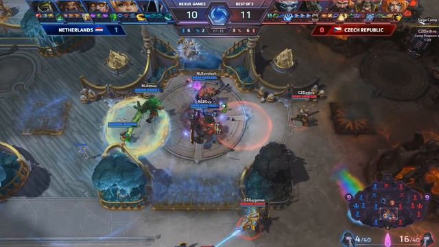 Nexus Games Europe - Group C Match 6 – Netherlands vs. Czech Republic - Game 2 смотреть онлайн