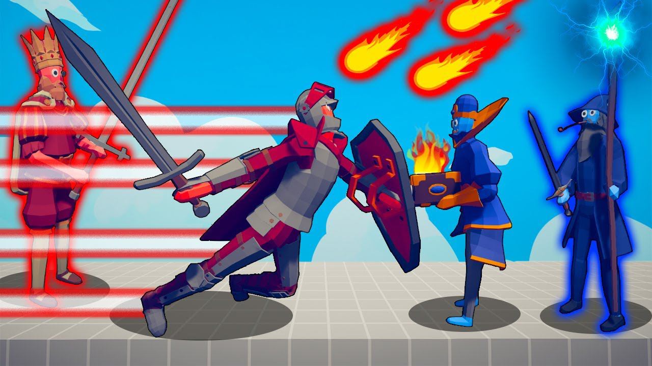 MAGIC TEAM vs SWORD TEAM | TABS - Totally Accurate Battle Simulator смотреть онлайн
