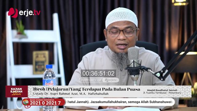 #006 Ibroh Pelajaran Yang Terdapat Pada Bulan Puasa - Ust. Dr. Aspri Rahmat Azai, M.A. смотреть онлайн