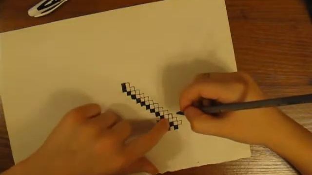 майнкрафт как нарисовать удочку? просто изи кликай!!! смотреть онлайн