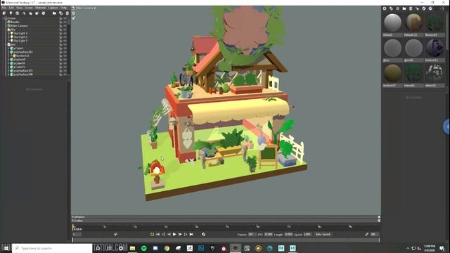 How to Make 3D Low Poly Models with Handpainted Textures! смотреть онлайн