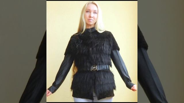 Handmade natural fur vests, Жилеты из натурального меха ручной работы смотреть онлайн