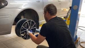 Диски r15  на Фиат Альбеа, Диски от ВАЗ на Фиат.