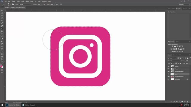 Instagram logo Photoshop Tutorial | New Instagram Logo смотреть онлайн