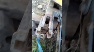 Ремонт натяжителя гусеницы миниэкскаватора митсубиси