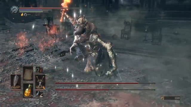[Dark Souls 3] Boss: Twin Princes Lorian & Lothric смотреть онлайн