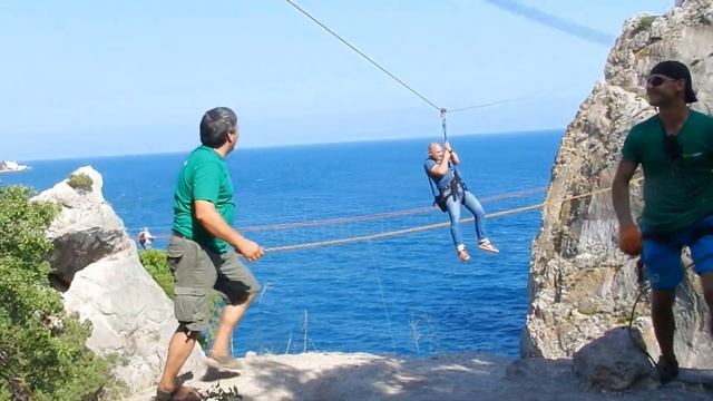 Открытие в Симеизе подвесного моста и зип-лайна смотреть онлайн
