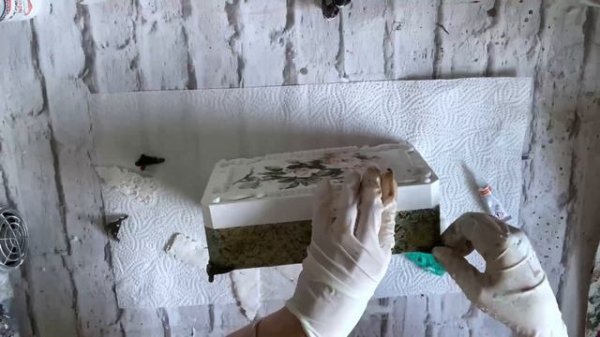 ?#Decoupage Vintage Box?Mixmedia?#Декупаж мастеркласс винтажная шкатулка?Винтажный декор?