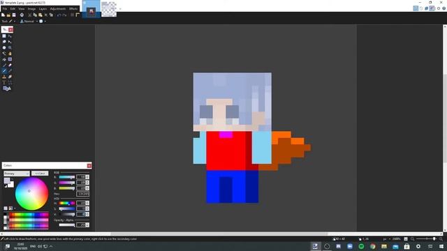 How to Make a minecraft Skin pixel Art смотреть онлайн