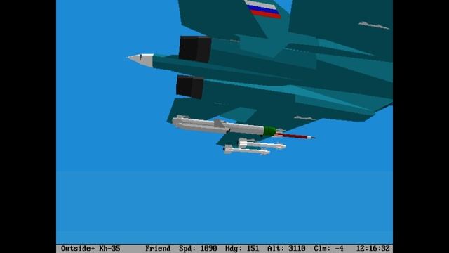 Su-27 Flanker #19/23 - Demonstration of Kh-35 anti-ship sea skimming missile смотреть онлайн