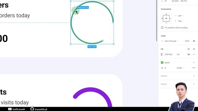 How To Design Circle Progress Bar Without Plug-in In Figma смотреть онлайн
