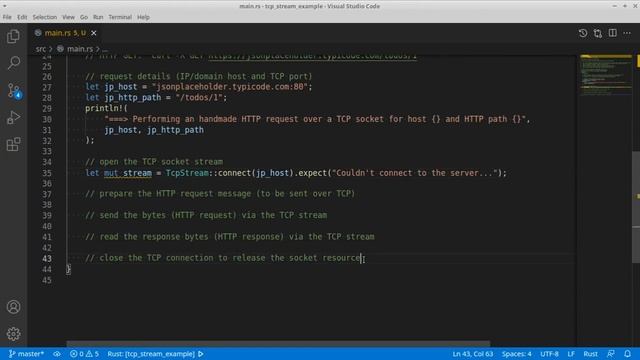 How to open a TCP stream via a socket in Rust to perform an HTTP request by hand смотреть онлайн