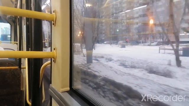 Поездка на автобусе Лиаз 5292 (мандаринка) по маршруту 2 смотреть онлайн