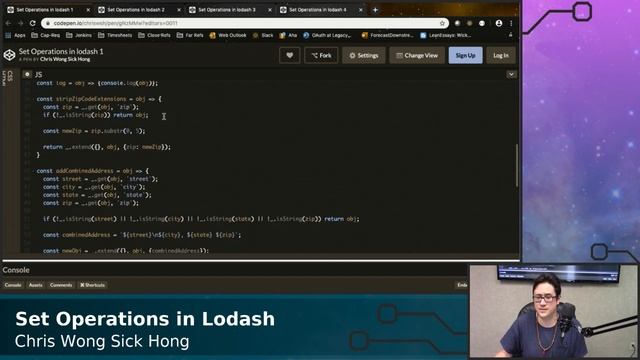 Set Operations in Lodash смотреть онлайн