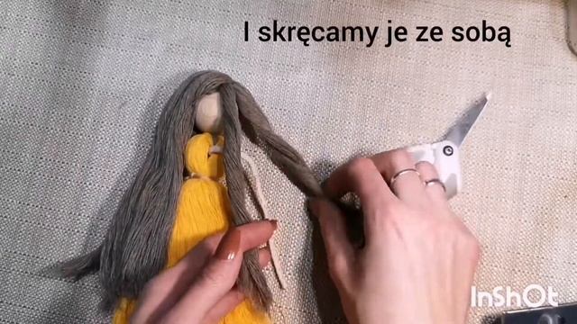 Macrame/string Angel Tutorial - sznurkowy aniołek krok po kroku смотреть онлайн