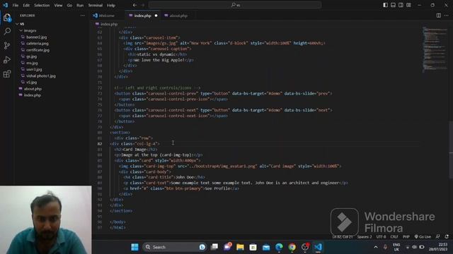 Create a Dynamic website using Bootstrap #php #html #bootstrap смотреть онлайн