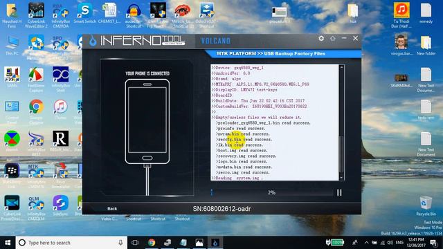 S-COLOR P10 Plus Flash file read successful with inferno. смотреть онлайн