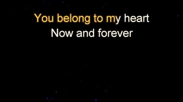 You Belong To My Heart Solemente Una Vez Baritone Key Karaoke смотреть онлайн