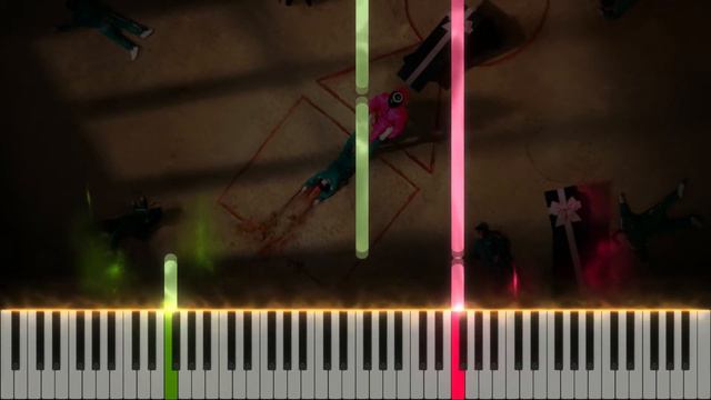 I Remember My Name (Squid Game) - Synthesia / Piano Tutorial смотреть онлайн