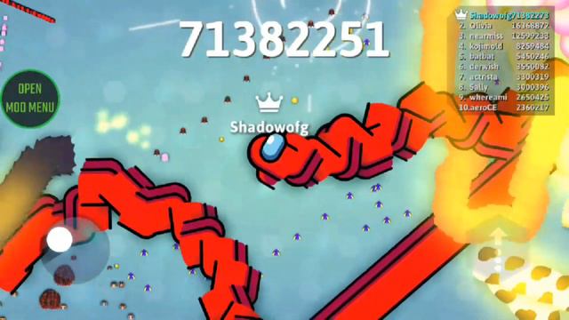 Snake.io Modmenu Gameplay