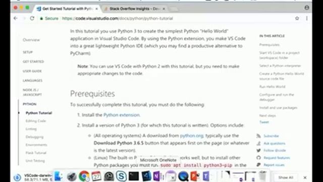 Run Your First Python Code On VS CODE смотреть онлайн