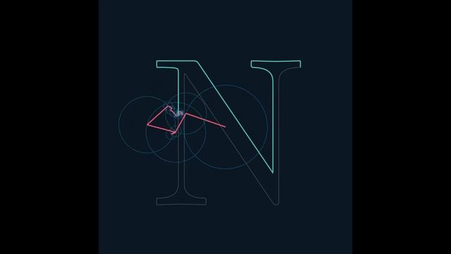 Epicycle Fourier Transform (A to Z) Animation смотреть онлайн