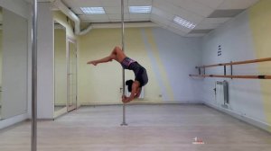 Связка элементов четверка и фулмун + стойка на руках у пилона