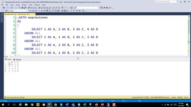 008 - Querying Data with Transact-SQL - Bitwise operators смотреть онлайн